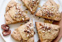 Maple Pecan Whole-Wheat Scones with Maple Glaze
