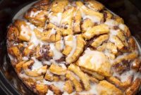 Crockpot Cinnamon Roll Casserole: Gooey Breakfast Baking Recipe