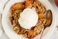 Whole-Grain Peach Crisp with Low Sugar Recipe