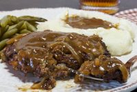 Savory Hamburger Steaks with Rich Onion Gravy Recipe