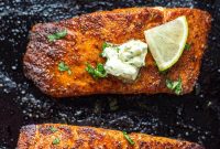 Cilantro-Lime Butter Blackened Salmon Recipe