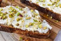 Honeyed Ricotta Toast with Crunchy Pistachios and Lemon Zest