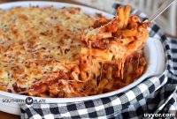Cheesy Oven-Baked Ziti with Crispy Top