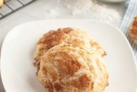 Cinnamon Sugar Drop Biscuits with Vanilla Glaze
