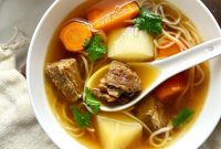 Hearty Beef Brisket Noodle Soup Recipe for Comforting Dinner