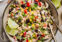 Zesty Southwest Chicken Salad Recipe with Avocado and Corn