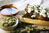 Pork and Fig Molletes: Mexican Open-Faced Toasted Sandwich Recipe