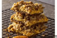 Pumpkin Cheesecake Bars Recipe with Spiced Gingersnap Crust
