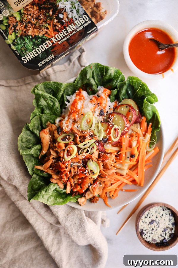 Korean-Inspired Vegan Bibimbap Recipe with Spicy Gochujang Sauce 3 Vegan Bibimbap Bowl