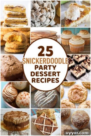 25 Snickerdoodle Palooza Party Desserts