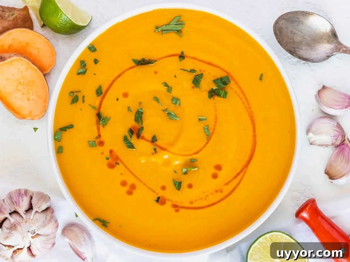 25 Cozy Apple Recipes That Capture Fall Flavors 24 sweet potato soup with chili oil