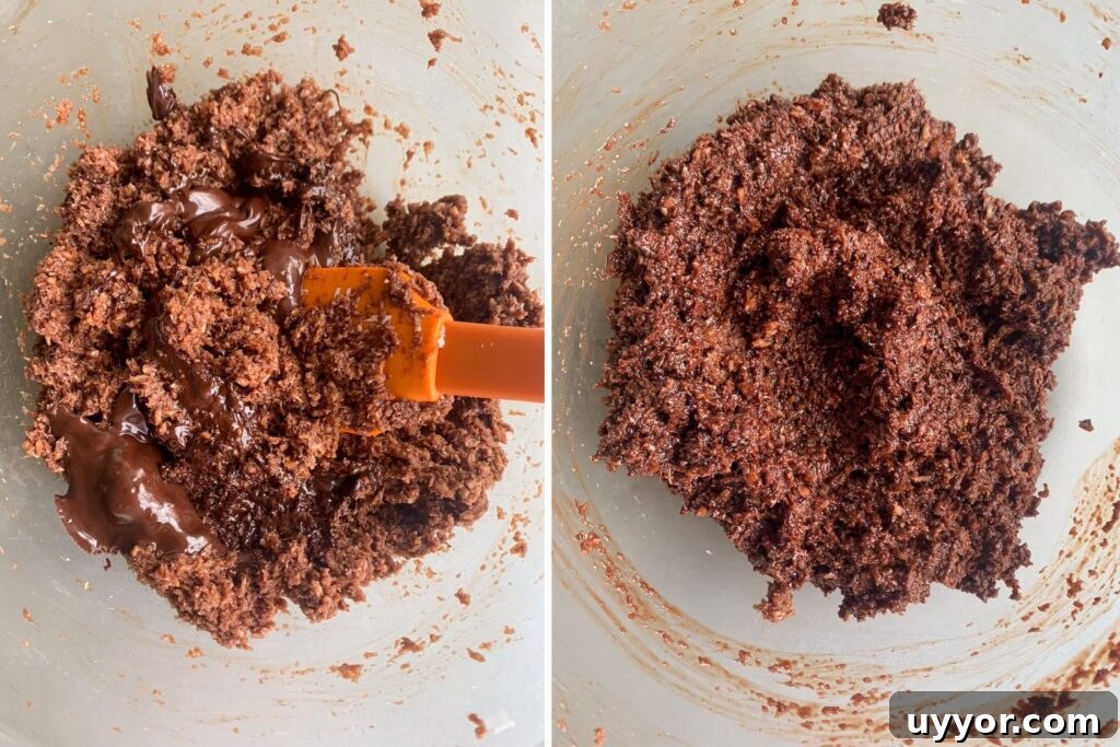 Fudgy, chewy coconut macaroons made with dark chocolate!