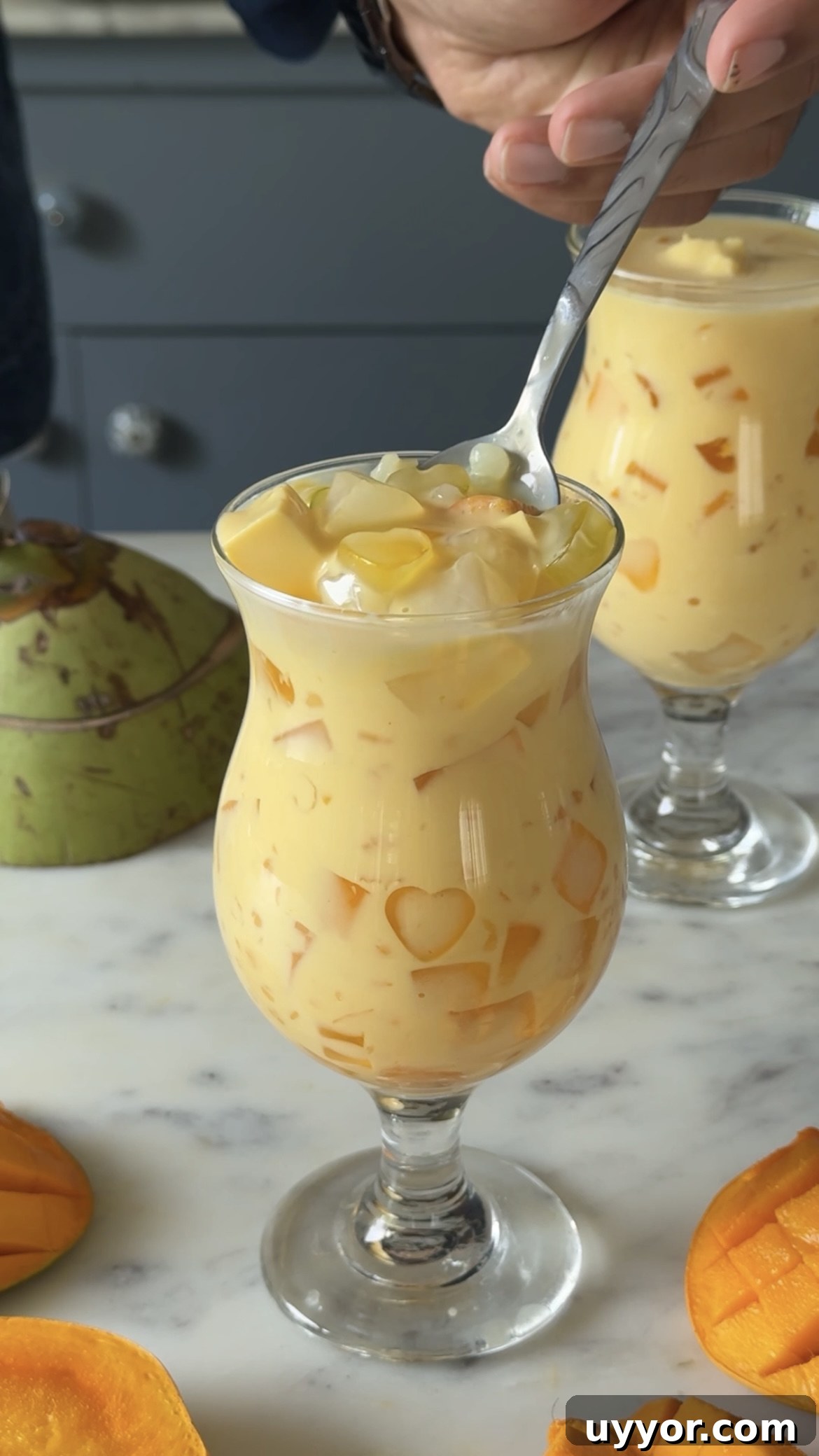 Refreshing Mango Sago Recipe: Tropical Dessert with Coconut Milk 3 img 11649 2