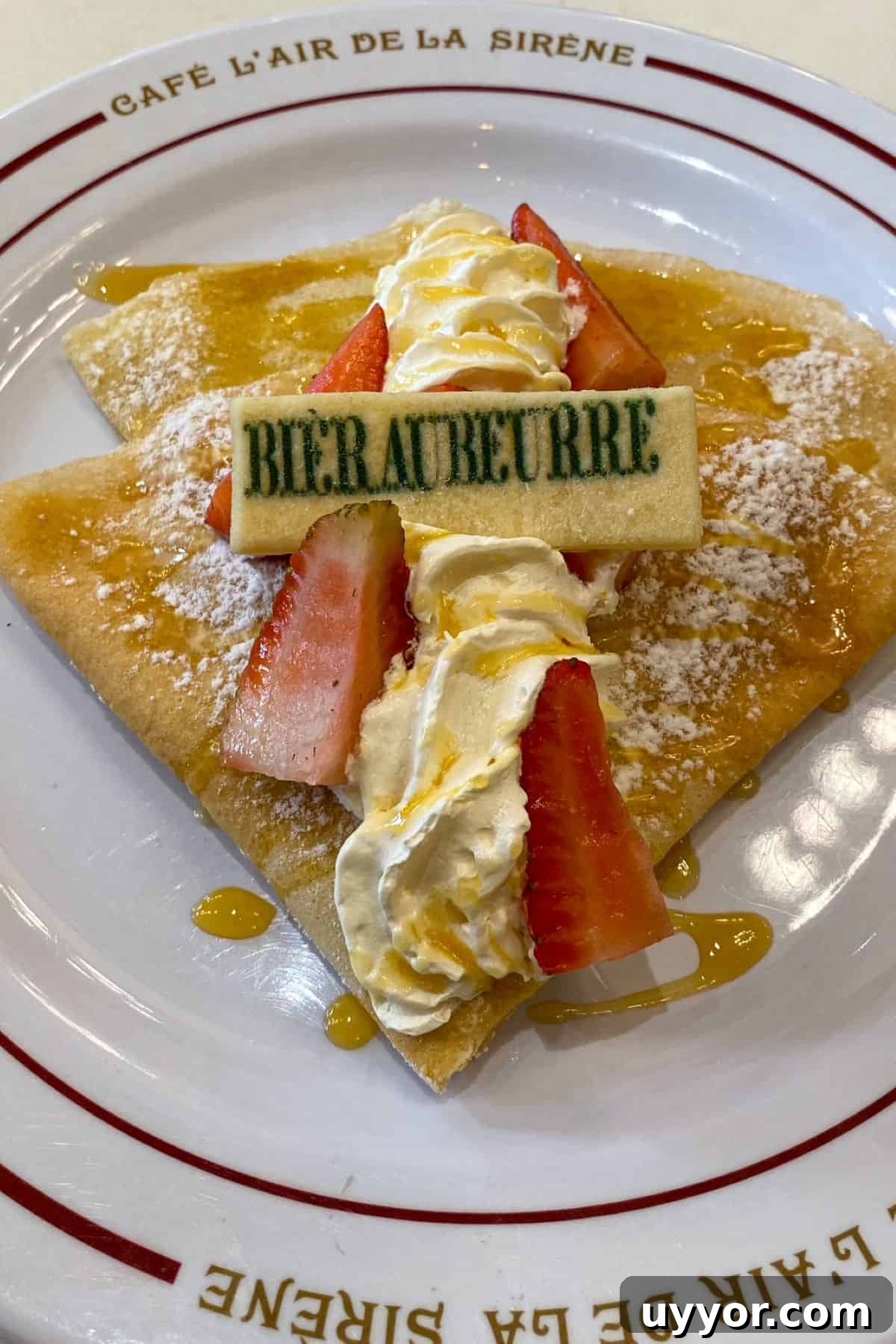 Café L’air De La Sirène butterbeer crepes