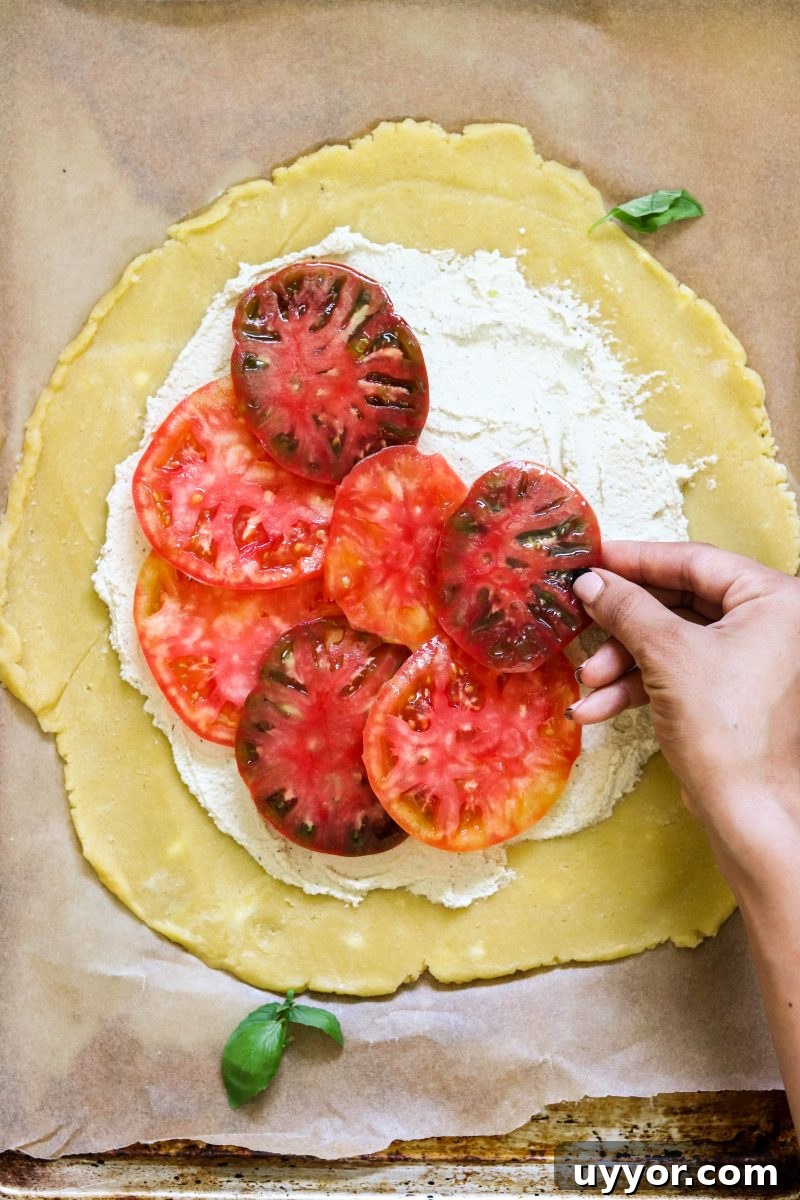 Paleo Tomato Galette Recipe: Rustic Dairy-Free Tomato Tart 4 Paleo Tomato Galette