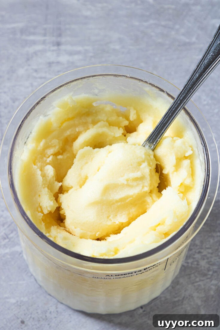 Ninja Creami pineapple sorbet