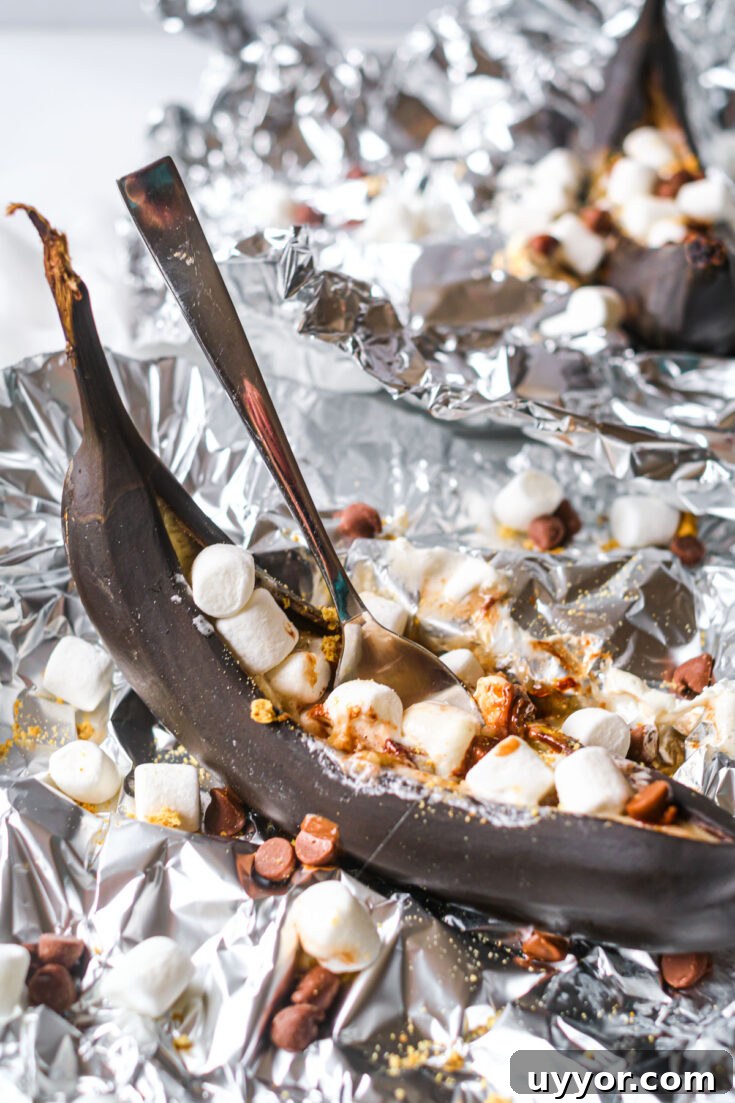 campfire banana boat