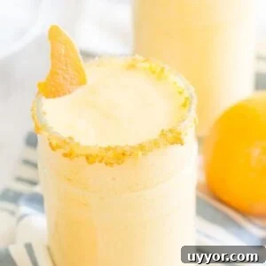 Dairy free orange Julius.