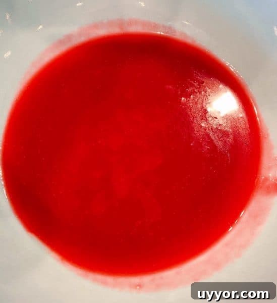 Classic Depression-Era Water Pie Recipe You Can Make Today 10 Raspberry Sauce in a bowl for drizzle on the water pie.
