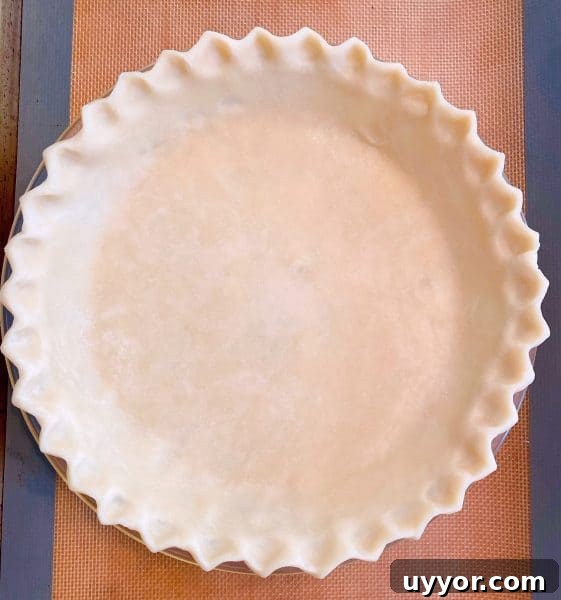 Classic Depression-Era Water Pie Recipe You Can Make Today 3 Deep Dish homemade pie crust in a pie dish ready for filling
