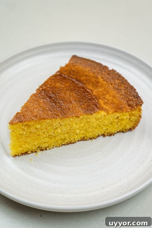 Southern Skillet Cornbread Recipe Without Buttermilk 2 Slice of Cornbread