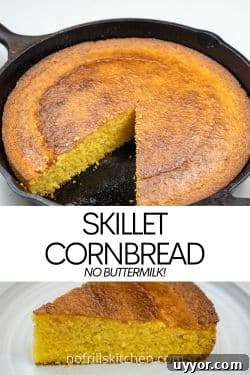 Southern Skillet Cornbread Recipe Without Buttermilk 9 img 16527537 13