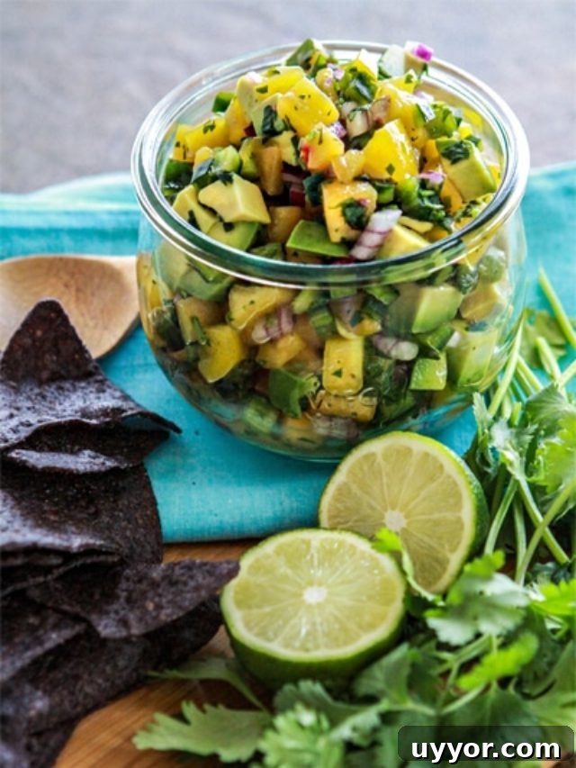 Avocado Peach Salsa