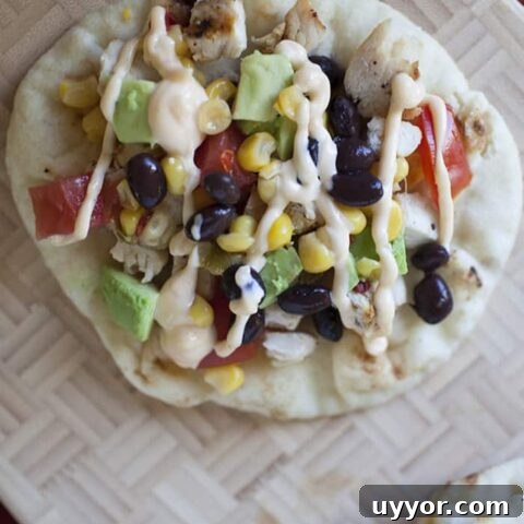 Easy Mexican Flatbread