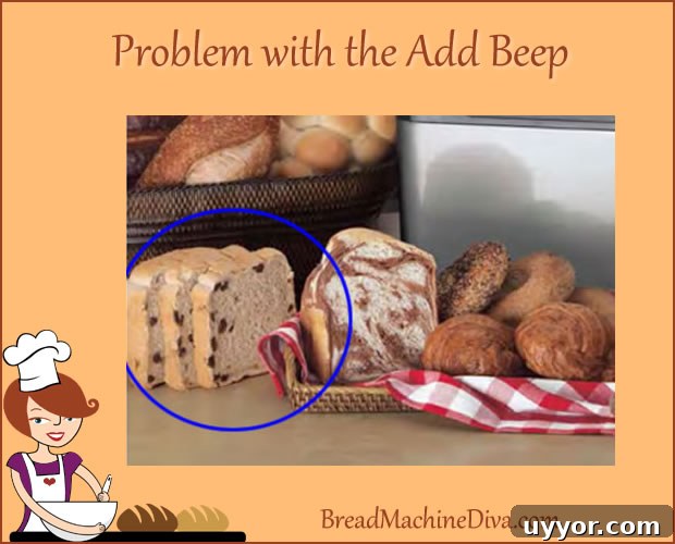 Zojirushi Bread Machine Tip: How to Handle the Add Beep 2 Problems With the Add Beep