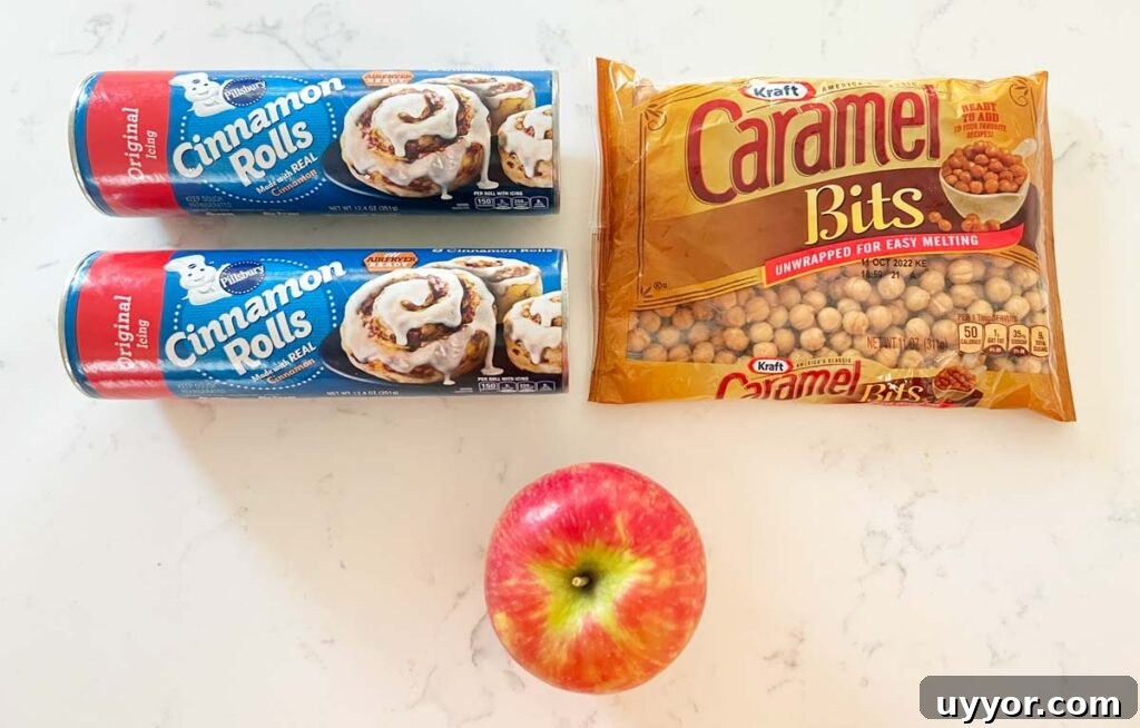 Cinnamon roll ingredients