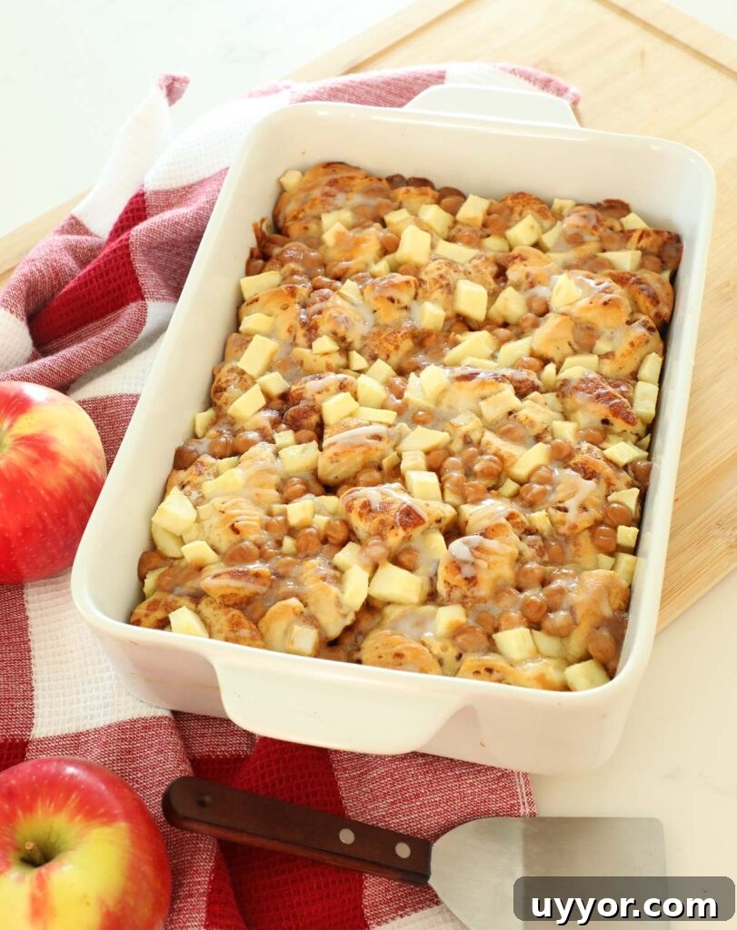 apple Cinnamon Roll Casserole