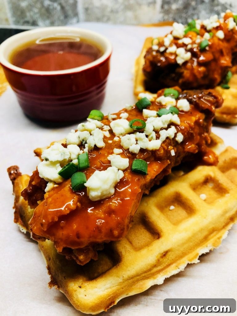 Smoked Buffalo Chicken Macaroni and Cheese Recipe 13 Buffalo Chicken and Waffles