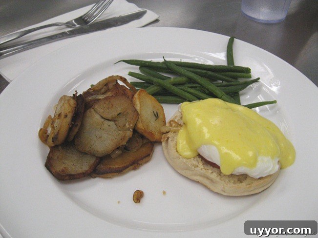 Day 8: How to Make Hollandaise Sauce and Perfect Eggs Benedict 3 hollandaise