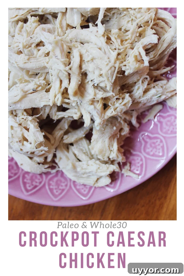 crockpot Caesar chicken