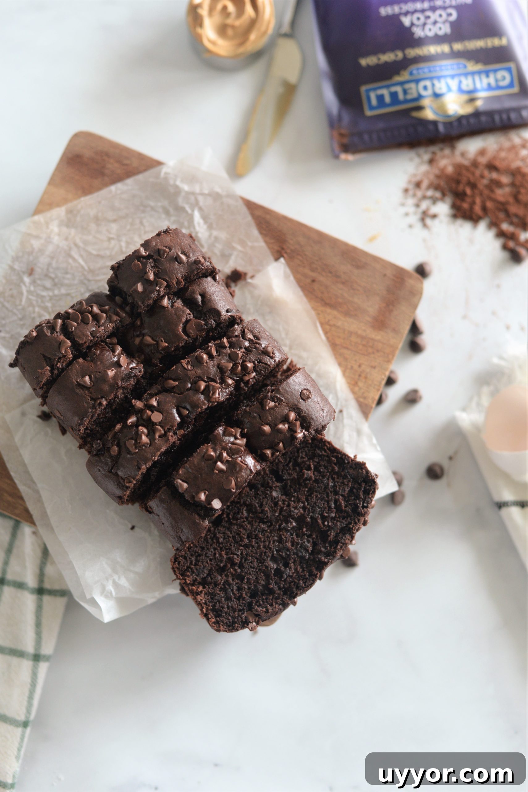 Chocolate Peanut Butter Banana Bread with Melted Chocolate Swirls 5 img 249 4 scaled