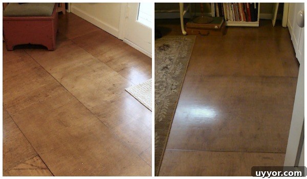 Garage Remodel Plywood Floors - An Oregon Cottage