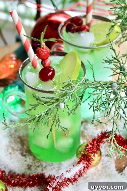 Grinch Christmas Apple Whiskey Moscow Mule Recipe 9 img 26811 10