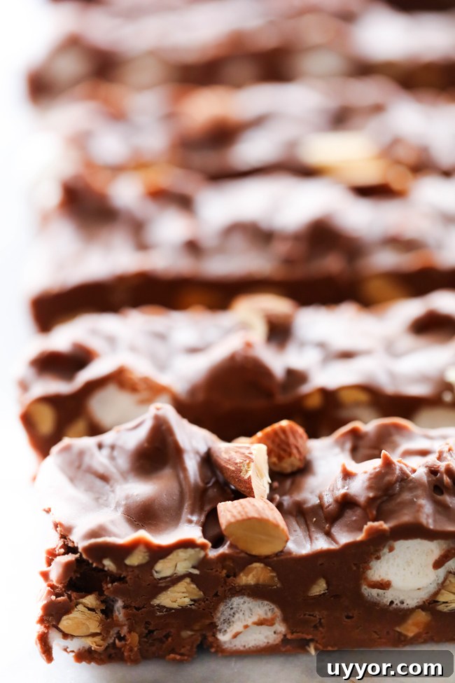 Ultimate Rocky Road Fudge Recipe You’ll Make Again and Again 3 Toasted almonds for rocky road fudge