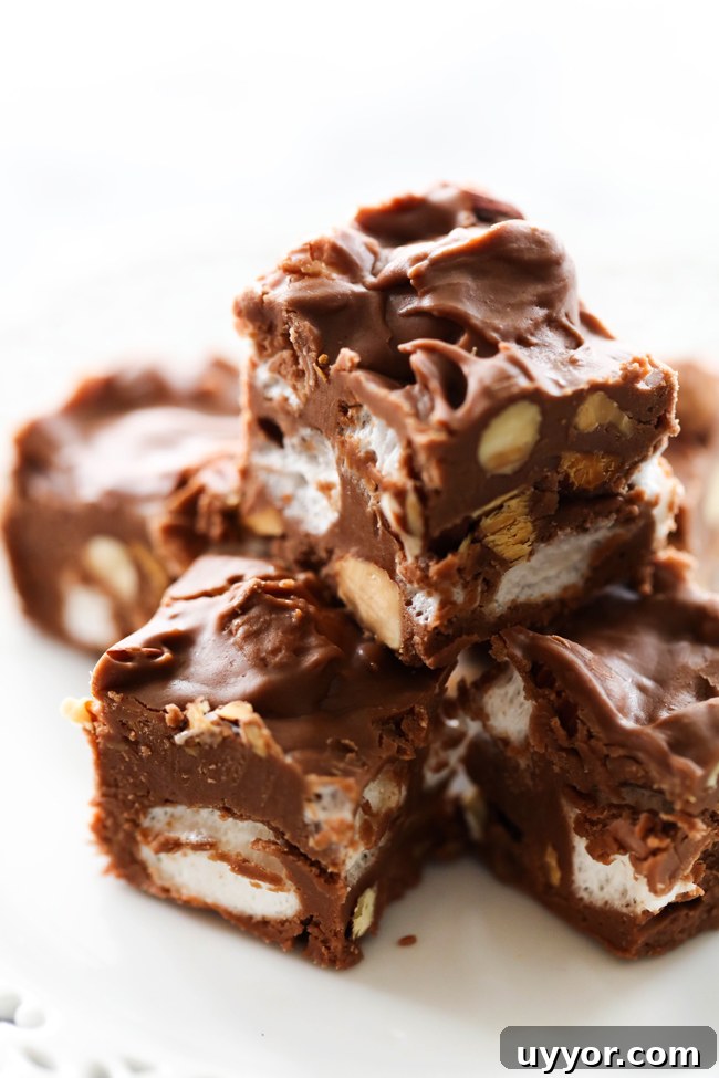 Ultimate Rocky Road Fudge Recipe You’ll Make Again and Again 4 Rocky Road Fudge pieces