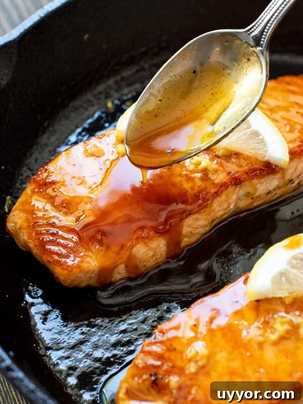 Bourbon Glazed Salmon