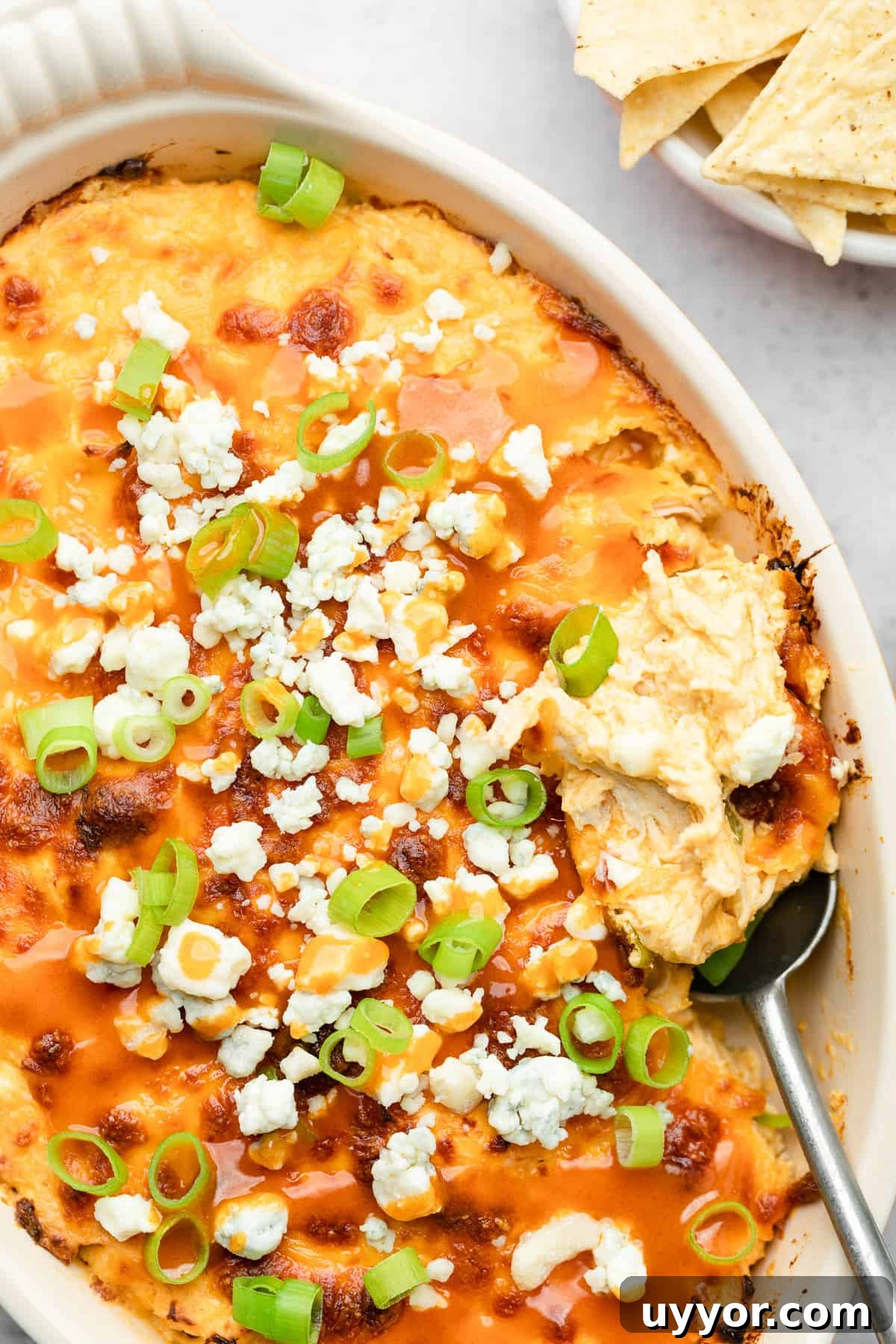 Lightened Buffalo Chicken Dip: Creamy, Tangy Game-Day Recipe 5 healthy buffalo chicken dip