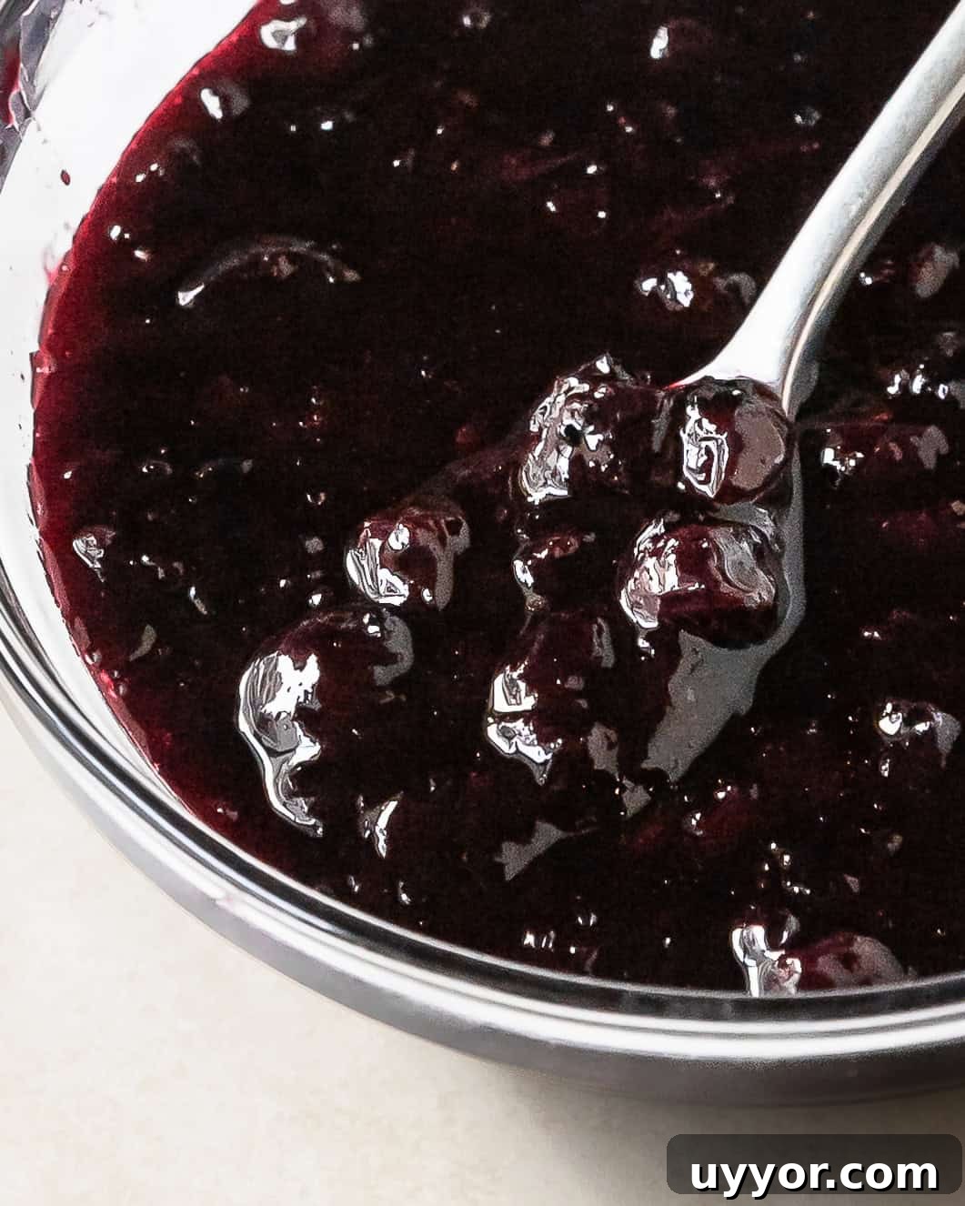 Fresh Blueberry Compote Recipe for Yogurt, Pancakes & Desserts 2 Blueberry compote is a quick and easy, sweet and jammy blueberry sauce made with fresh blueberries and simple ingredients.