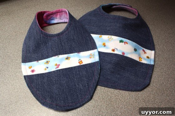 repurposed denim bibs
