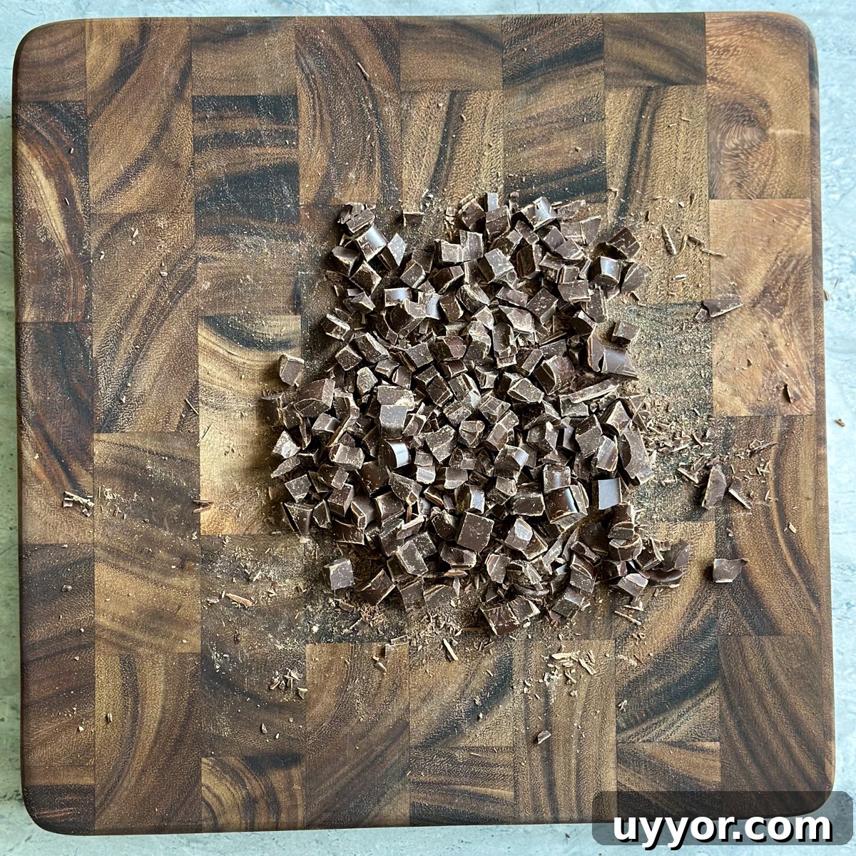 Espresso Chocolate Chunk Cookies Recipe for Rich, Crispy Bites 4 Cut chocolate into chunks