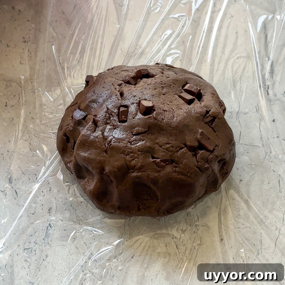 Espresso Chocolate Chunk Cookies Recipe for Rich, Crispy Bites 5 Dough wrapped and chilled