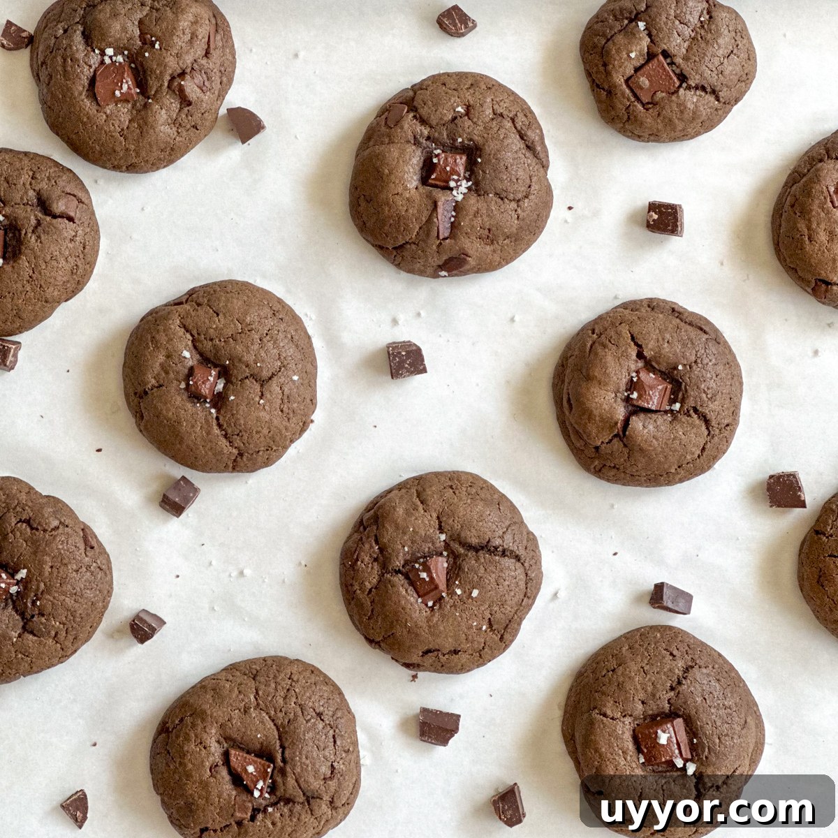 Espresso Chocolate Chunk Cookies Recipe for Rich, Crispy Bites 7 Sprinkle flaky salt