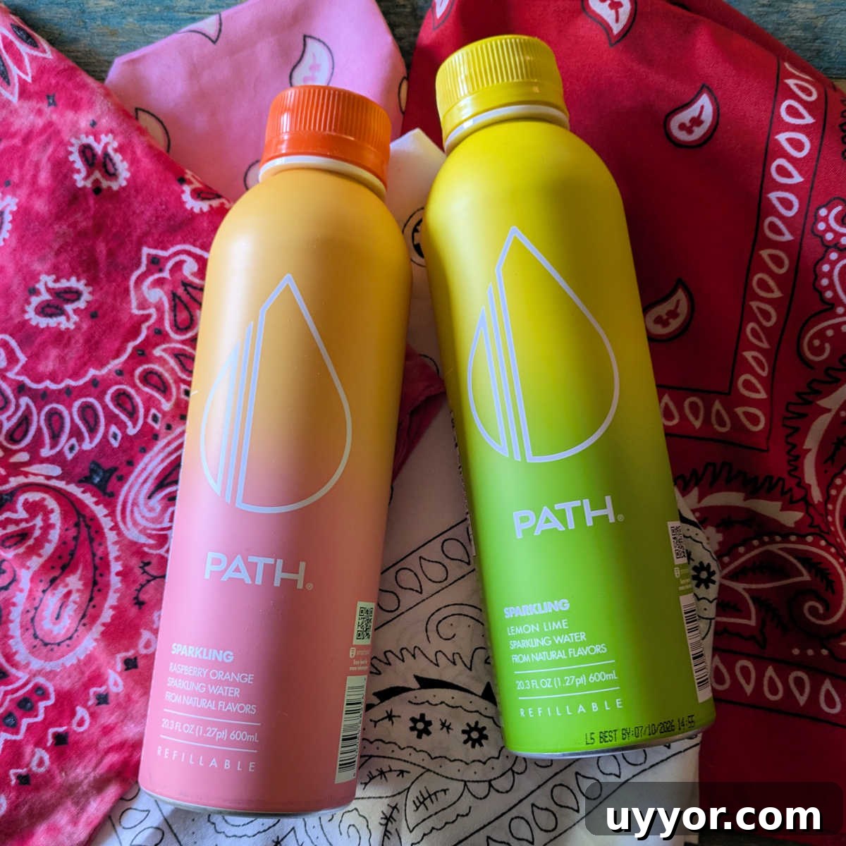 2 flavors path sparkling water