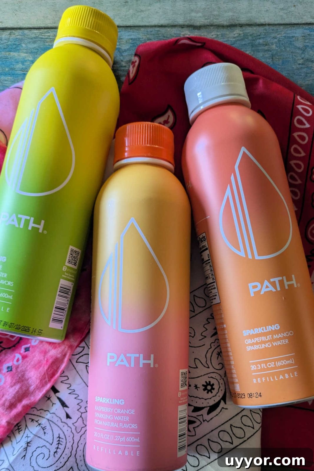 path flavored sparkling water