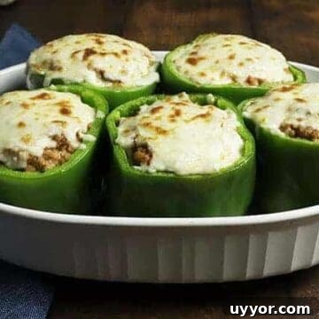 stuffed peppers with cauliflower rice