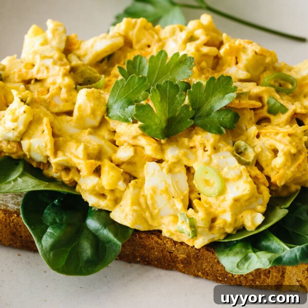 Curried egg salad